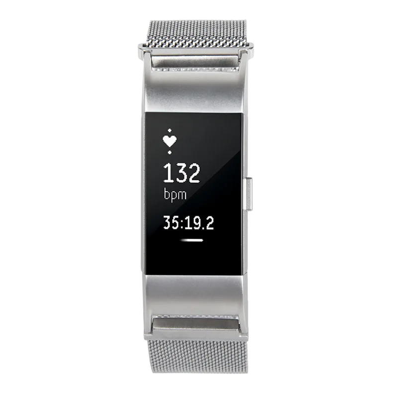VIGOSS 2017 новые Milanese Loop магнитные часы Band для Fitbit заряд 2 полосы Нержавеющая сталь