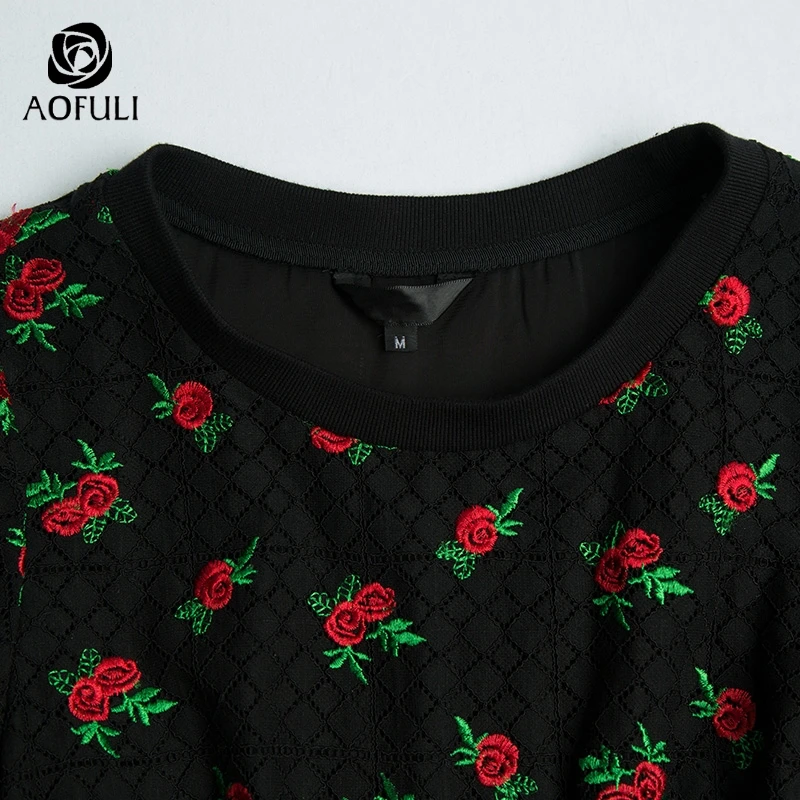 Кружевное платье с цветочной вышивкой M ~ 4XL 5XL розовое Ассиметричное длинным