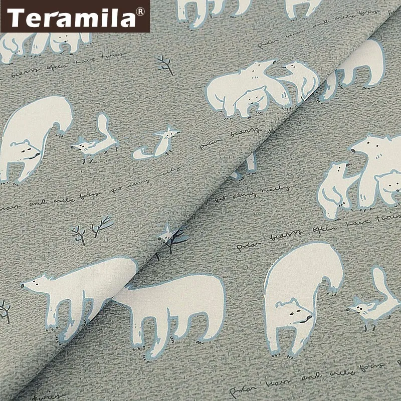 Teramila 100% хлопковый тканевый измеритель ткани мягкий светильник серый медвежонок