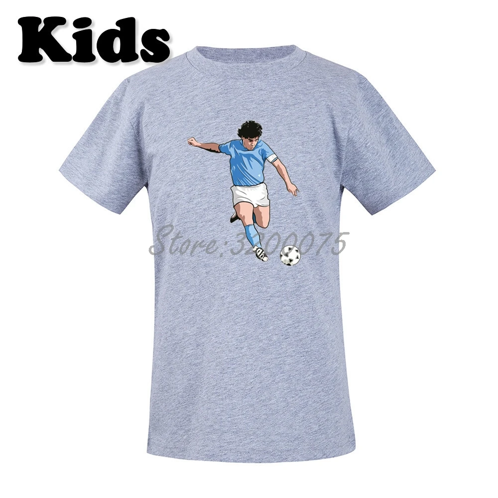 Детская футболка с надписью Diego Armando MARADONA 10 el dies Argentina Napoli Legend pibe uomo bimbo autografo для
