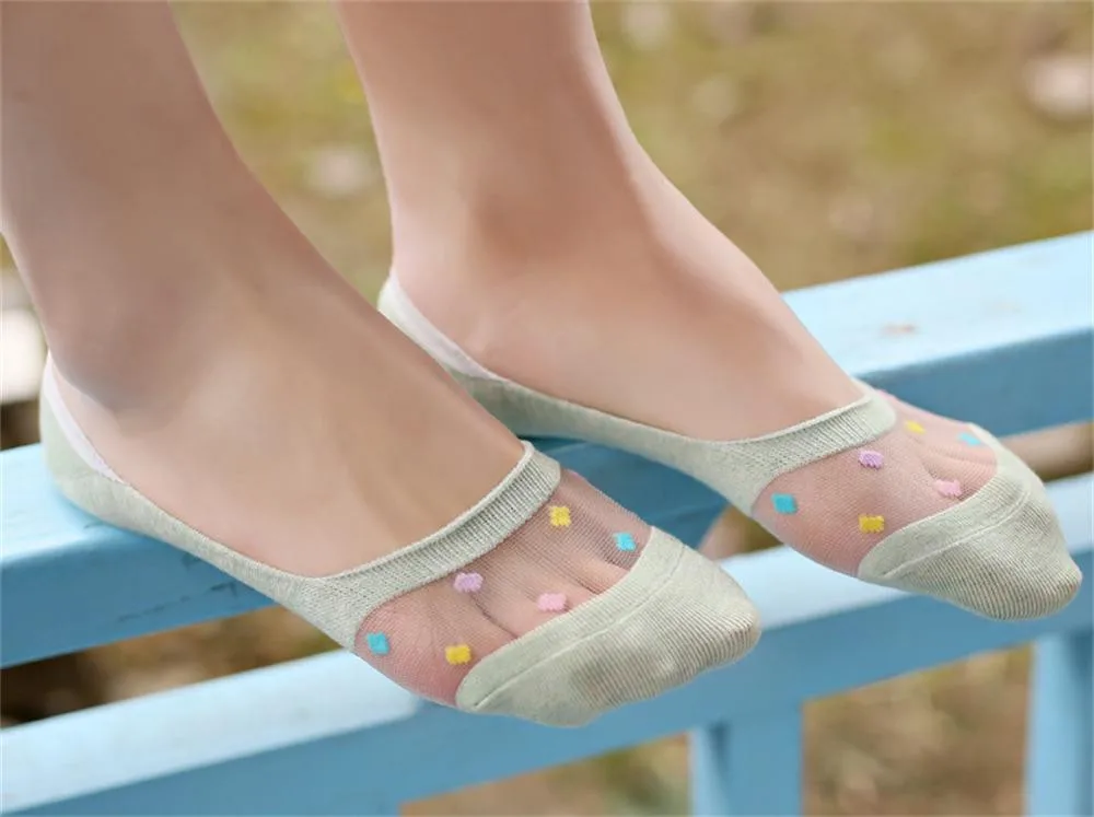 12 пар милых Хлопковых Носков ярких цветов для девочек короткие носки без показа