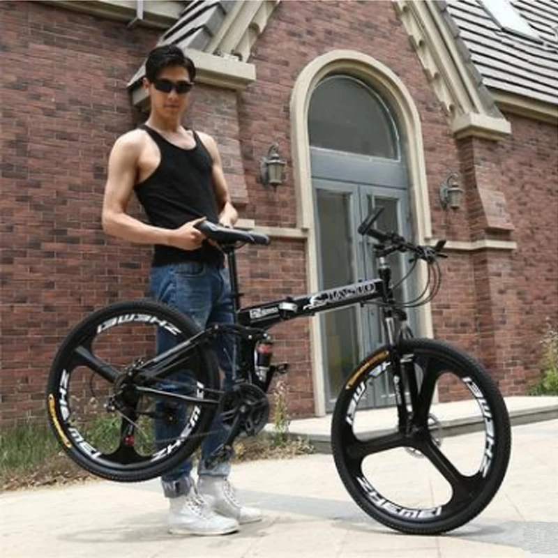 Велосипед горный велосипед 26 дюймов bisiklet складной bicicleta дисковый тормоз дорожный