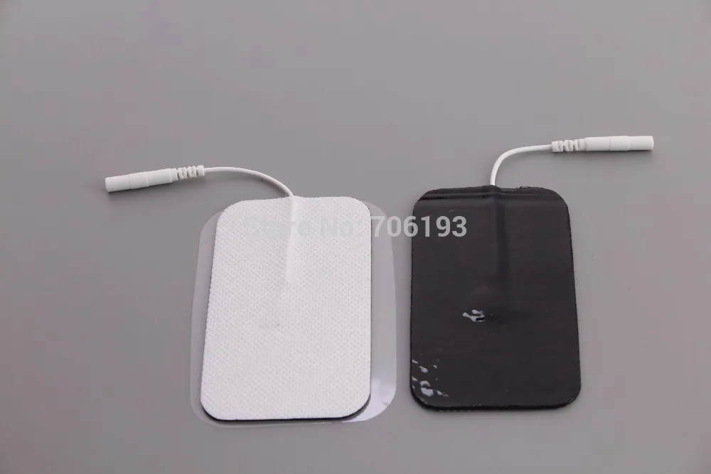 

Free Shipping 50pcs/lot 9*5cm Tens Electrode Patches Pads for Slimming Massager Digital Therapy Machine Massager Electrode Patch