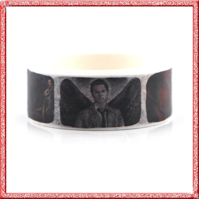 Supernatural character punk DIY gift book Masking washi paper tape Decorative Adhesive Scrapbooking Sticker carft supplies E0651