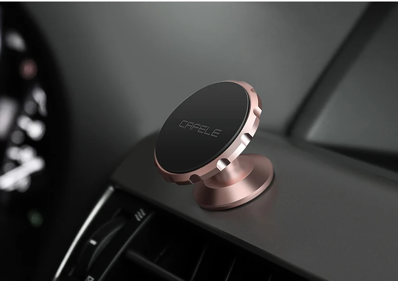 Rose gold for paste CAFELE Универсальный Магнитный Телефон Автомобильный GPS Держатель 360 Вращение Магнита держатель Для iPhone Samsung Смартфон - Цвет: Rose gold for paste