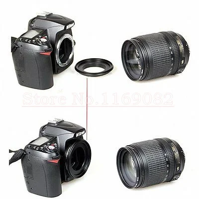 Макро кольцо для объектива Nikon AF 72 мм обратное адаптер крепления на объектив D800 D600