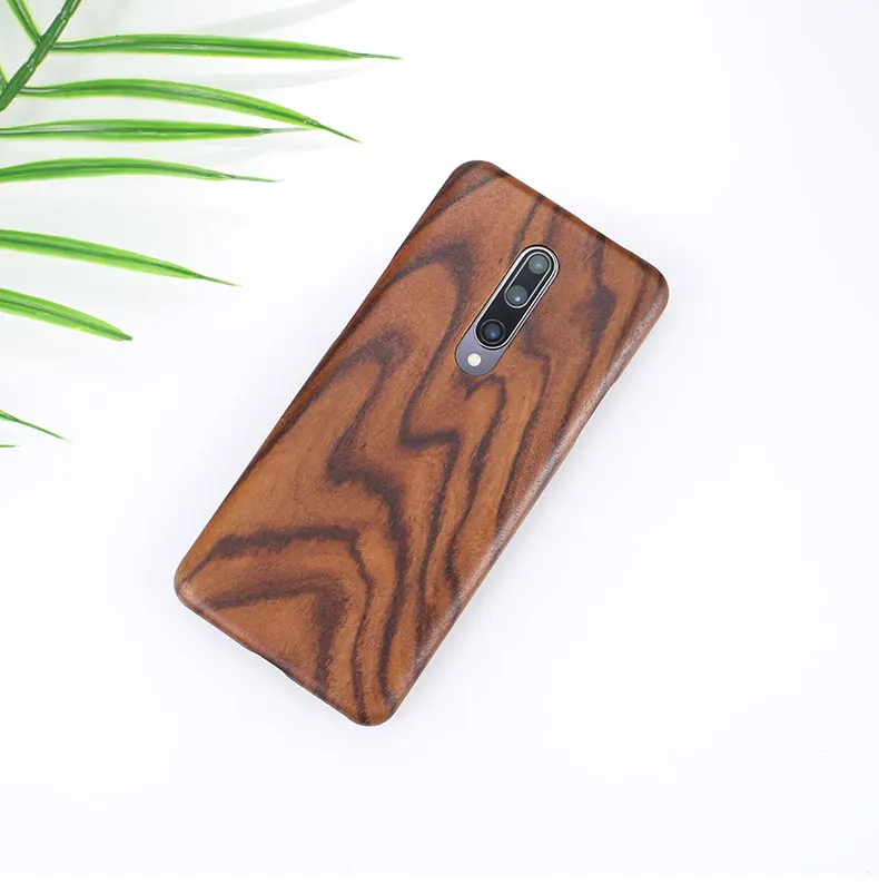 Натуральный Деревянный чехол для телефона для Oneplus 7 7 Pro 7Pro Чехол черный палисандр/Черный лед дерево оболочка(настоящее дерево) 1+ 7 Pro