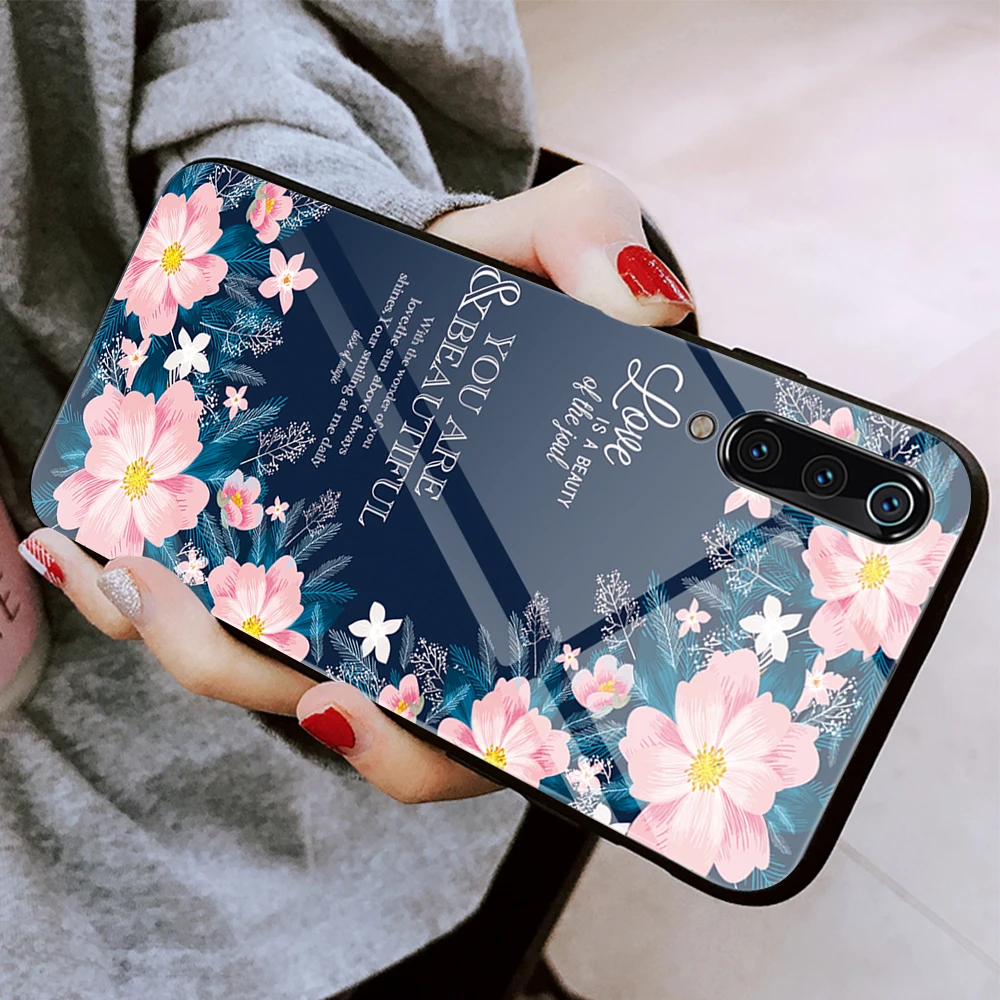 Чехол для Samsung A50 чехол A30 A70 Роскошный Жесткий стеклянный Galaxy M20 A20 A10