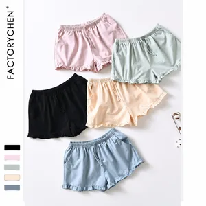 Пижама женская из натурального хлопка, с кружевом, 5 цветов