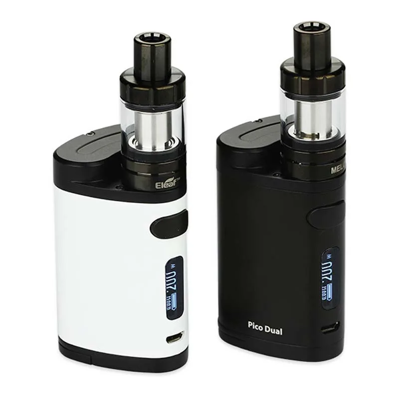 100% новый набор вейпа Eleaf Pico Dual TC 200 Вт с пико двойной бокс мод и MELO 3 Mini атомайзер 2 мл
