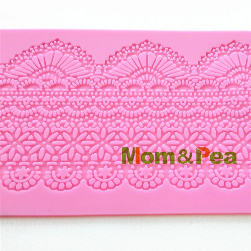 Mom&ampPea GX151 Free Shipping Crown Silicone Big Size Lace Mold Cake Decoration Fondant 3D Food Grade Mould | Дом и сад