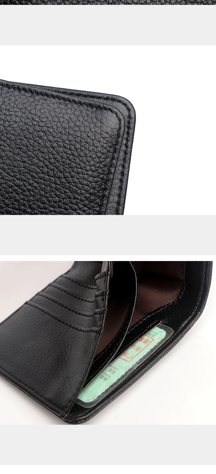 Fashion New Men's Wallet Genuine Leather Men Purse Small Wallet Short Men Card Holer Wallet Cowhide Soft Money Bag For Male