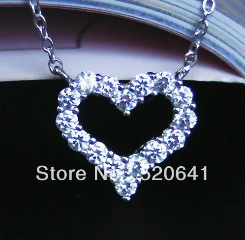 Женский кулон из серебра 925 пробы с покрытием белого золота|pendants for women|gold diamond