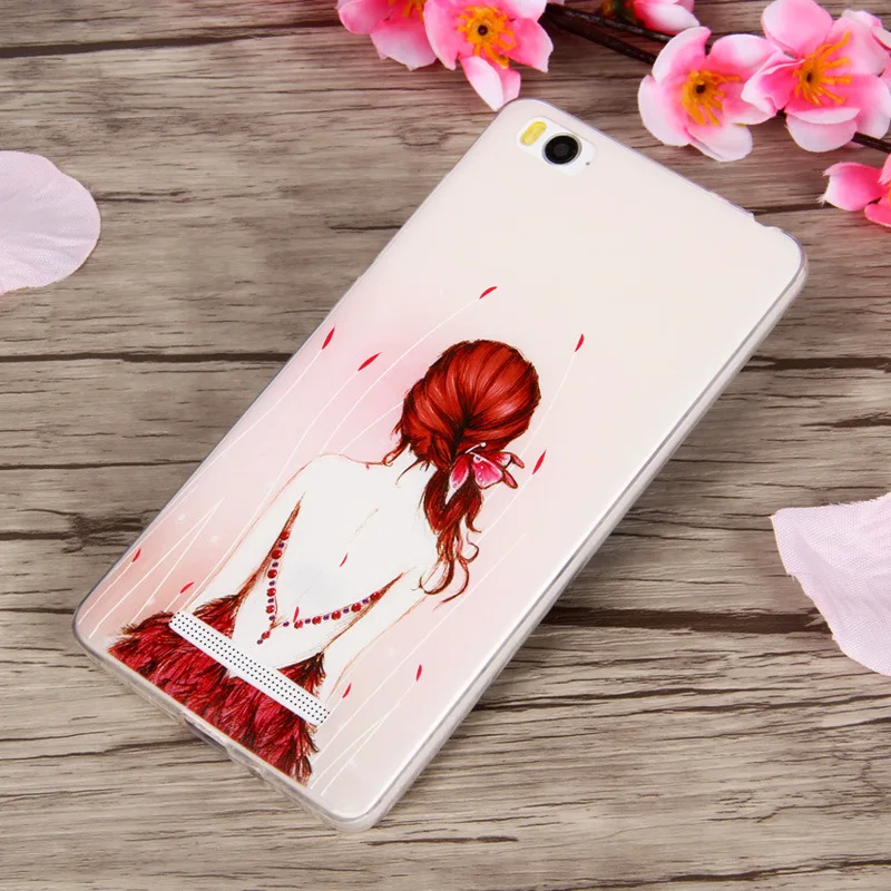 Для Xiaomi Mi4C 3D Стерео Рельеф Живопись Мультфильм спп M4i/Mi4i/M4c/Mi4c Роскошные Мягкие