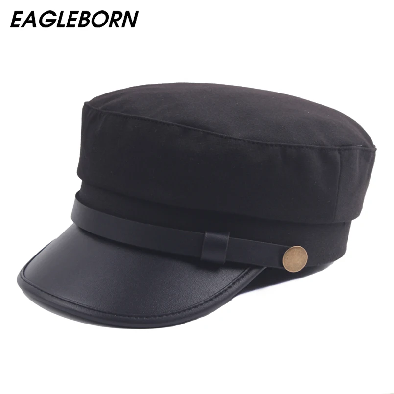 EAGLEBORN Brand Men Women Casual Captain Hat Spring Autumn Navy Cap Cotton Military Cap Baseball DropShipping Student Retro caps
EAGLEBORN Brand Men Women Casual Captain Hat Spring Autumn Navy Cap Cotton Military Cap Baseball DropShipping Student Retro caps