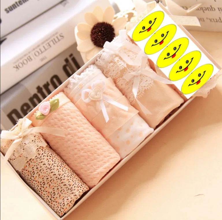 4pcs-252-1 4 шт./лот, женское нижнее белье, трусы, высокое качество, для девушек, сексуальные женские трусики, кружевные трусики для женщин, хлопковое Сексуальное белье - Цвет: 4pcs-252-1