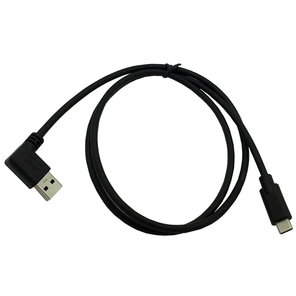 1 метр USB 3.0 Type C к 3 адаптер кабель левый правый прямой USB3.0 угловой разъем питания