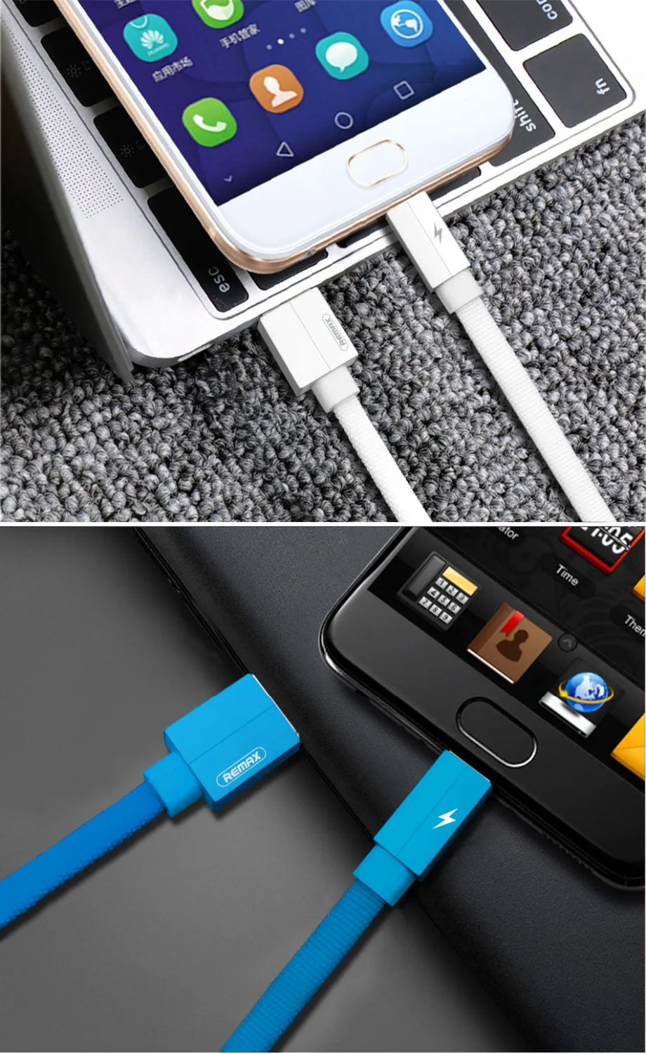REMAX Kerolla USB Micro кабель для передачи данных Быстрая зарядка плетеный зарядного