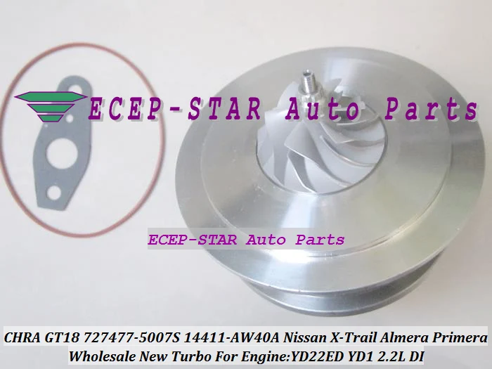 Картридж для турбокомпрессора GT1849V 727477 5006S 5007S Турбокомпрессор NISSAN X Trail Almera
