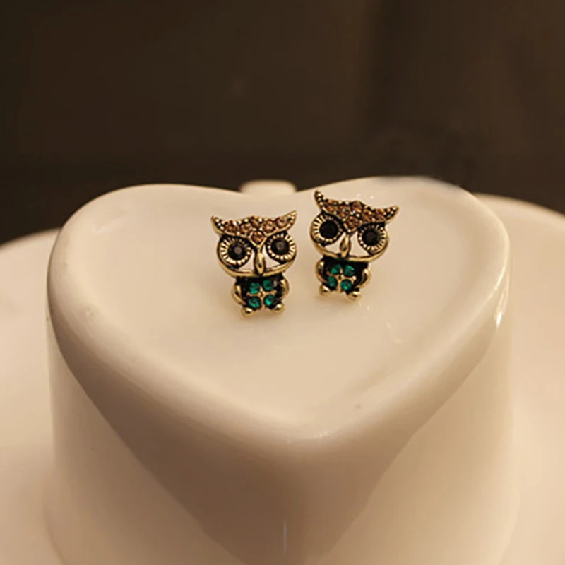 Оптовая продажа ювелирных изделий хорошее качество Сова серьги женский Новинка