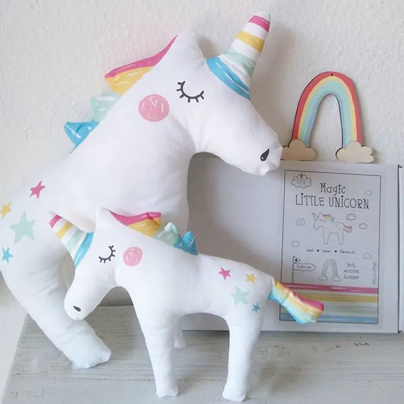 2017 pudcoco Newest Arrivals Hot Baby Children Fancy Cute Unicorn Doll Plush Stuff Toys Kids Lumbar Sleep Pillow | Игрушки и хобби