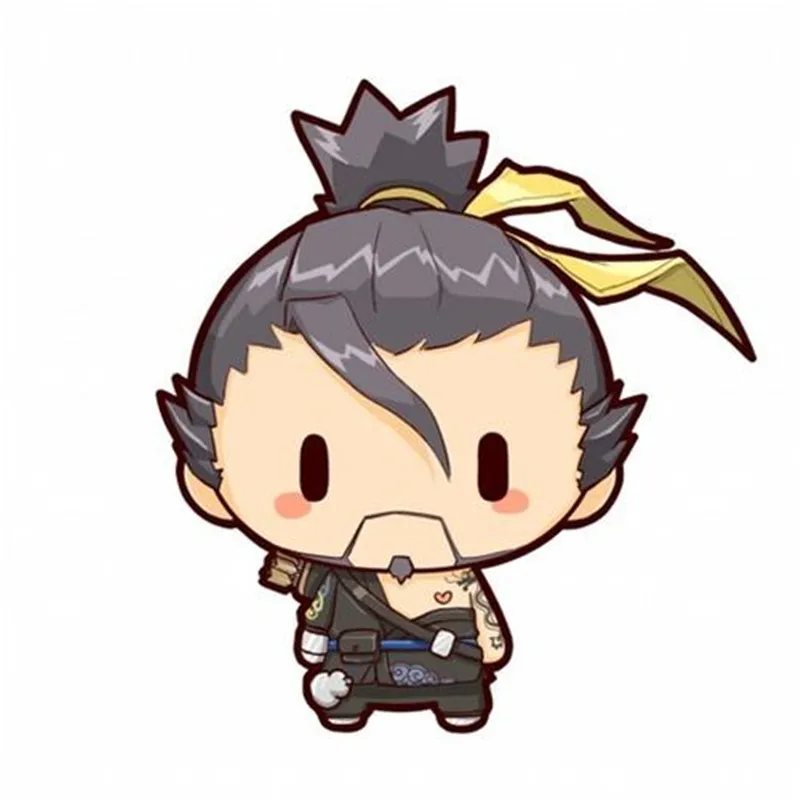 FPS Game Ow Keychain Fashion Overwatch D.va Hanzo Mei Tracer Reaper Figure Bag Pendants Car Key Chains Holder Keyrings Jewelry