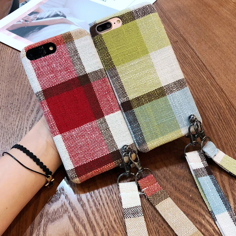 Новый фланель решетки iphonexs макс мобильного телефона корпуса iphone 8 plus с Цвет Apple7