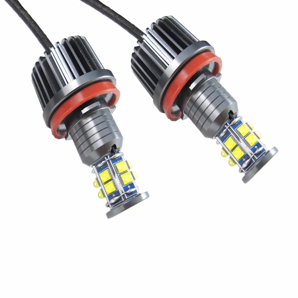 Бесплатная доставка 120 Вт белый 6000K CREE XT-E светодиодный чипы Halo Ангельские глазки H8