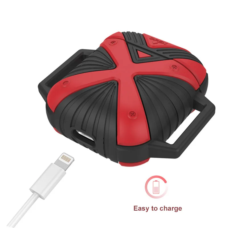 Силиконовый чехол Shellnail для Apple Airpods ударопрочный игры гарнитура AirPods милый