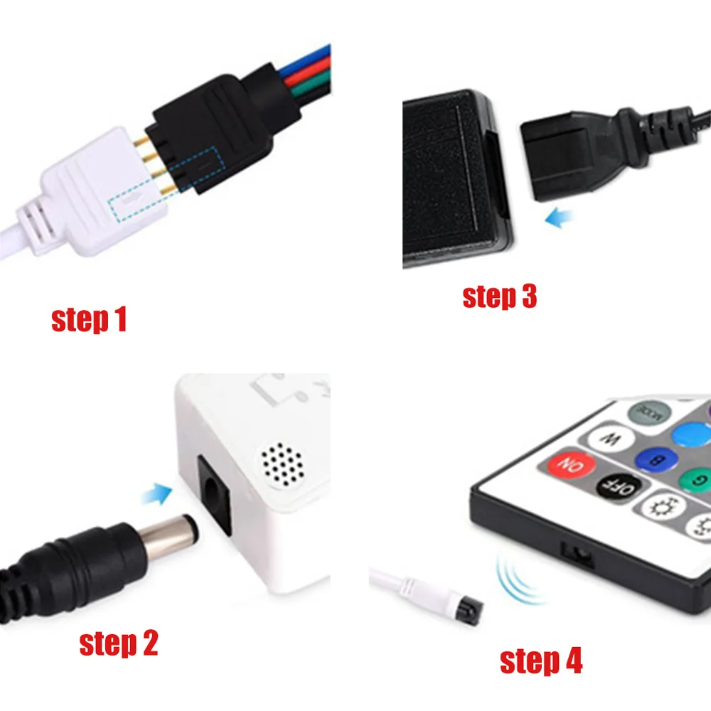 YSY водонепроницаемая светодиодная лента RGB 5 М 5050 300SMD Светодиодная гибкая 44
