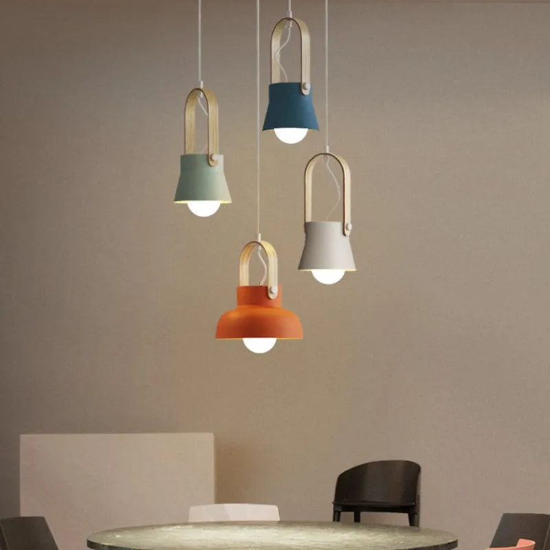 Современные светодиодные металлические подвесные светильники из кованого