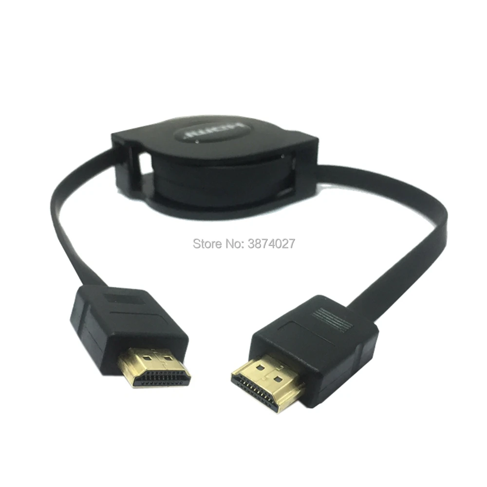 Выдвижной Высокоскоростной HDMI 1,4 папа-папа видео HDTV кабель 1,5 м поддерживает Ethernet 3D и аудио