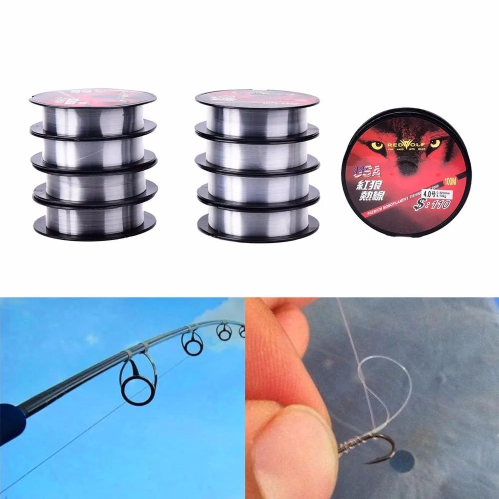 Фторуглеродная рыболовная леска 100 м|fluorocarbon fishing line|fishing lineleader line |