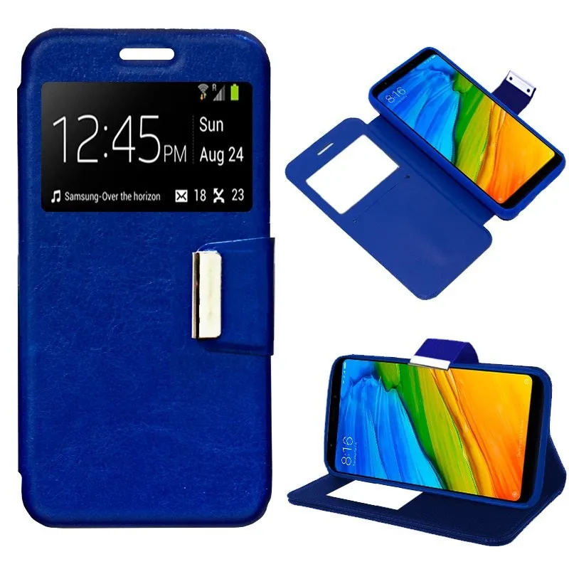 Чехол-книжка с отворотом для Meizu M5 Note Blue | Мобильные телефоны и аксессуары