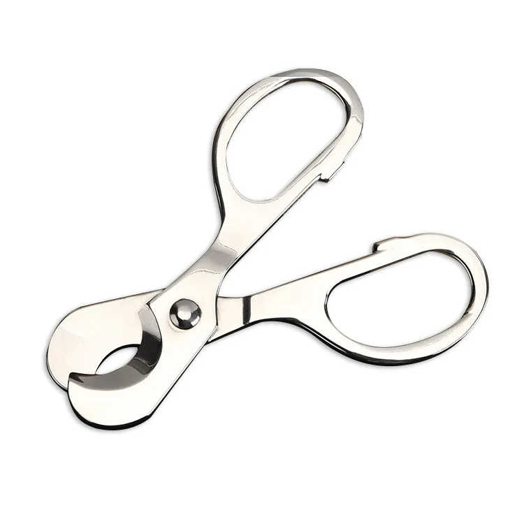 High quality Portable Silver Stainless Steel Cigar Cutter Scissors for all size | Дом и сад