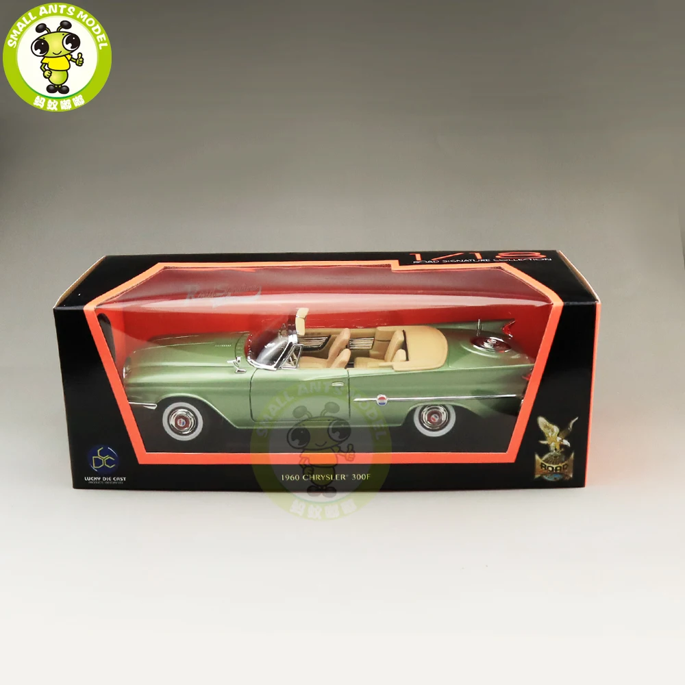 1/18 1960 300F дорожная подпись литая модель автомобиля игрушки для мальчиков и