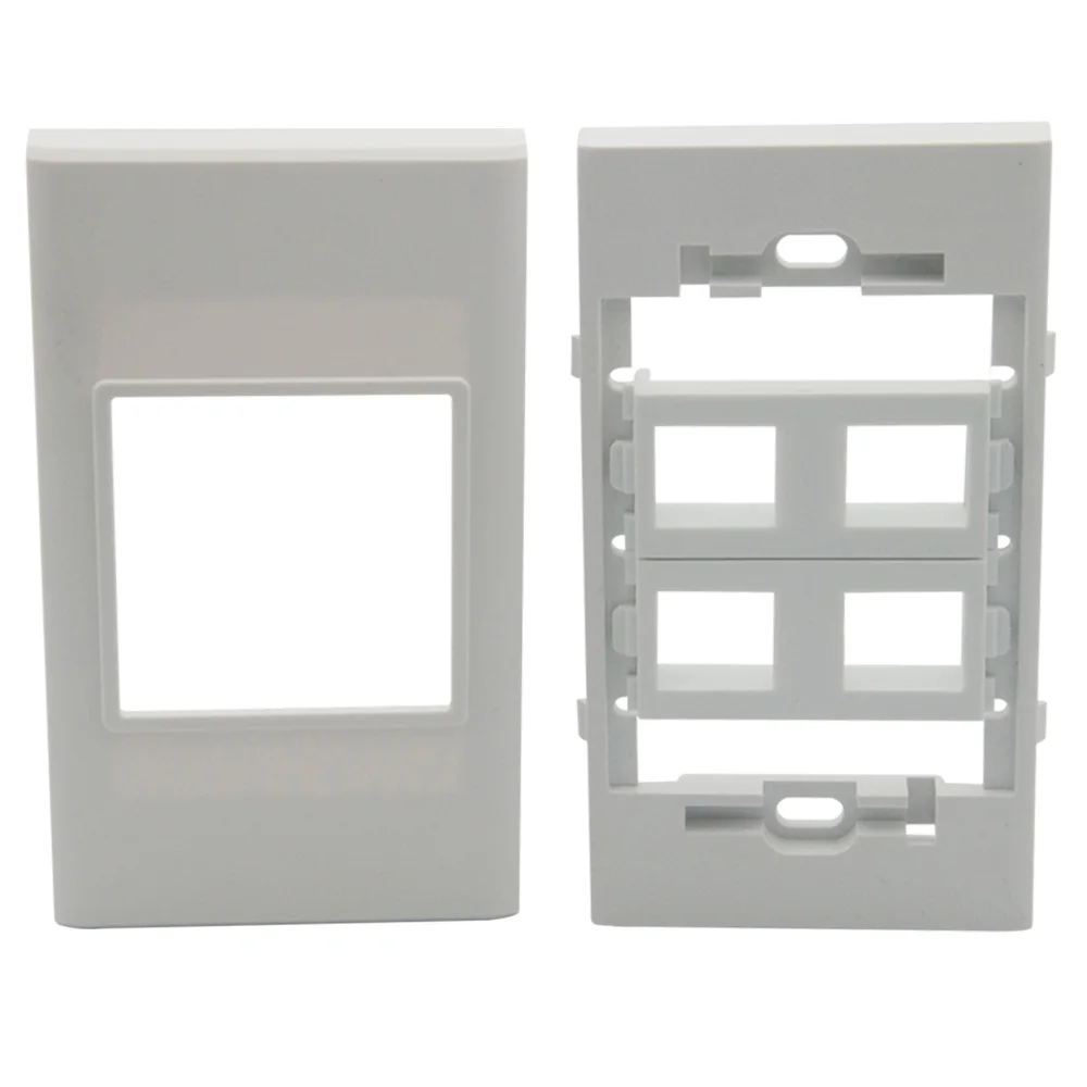 Настенная плита keystone с 4 портами|wall plate|keystone wall platekeystone |