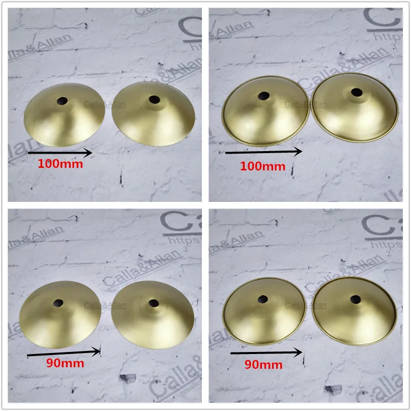 Бесплатная доставка d100x18 мм Лампа Базовая чашка латунный материал абажур
