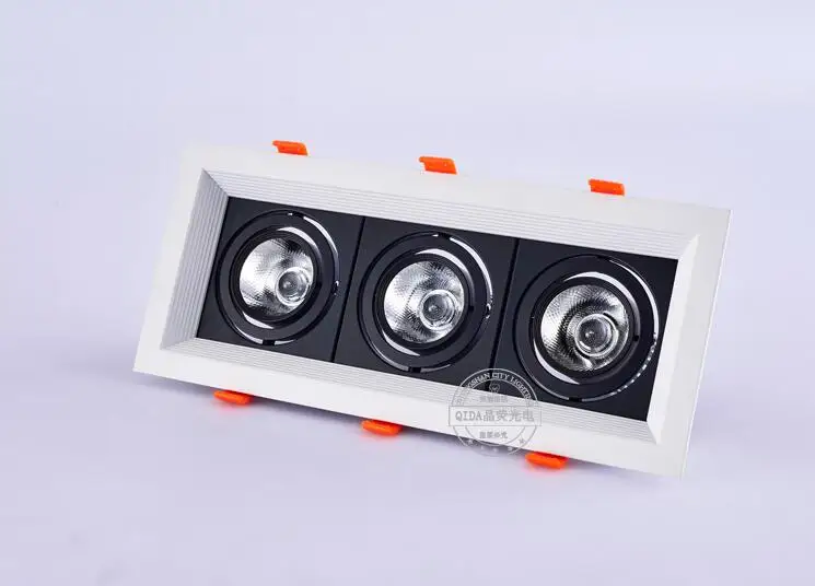 1 шт. квадратный 20W 30w AC85V-265V светодиодный Диммируемый потолочный светильник Встраиваемая Светодиодная лампа Точечный светильник светодиодный для дома светильник ing 110V 220V