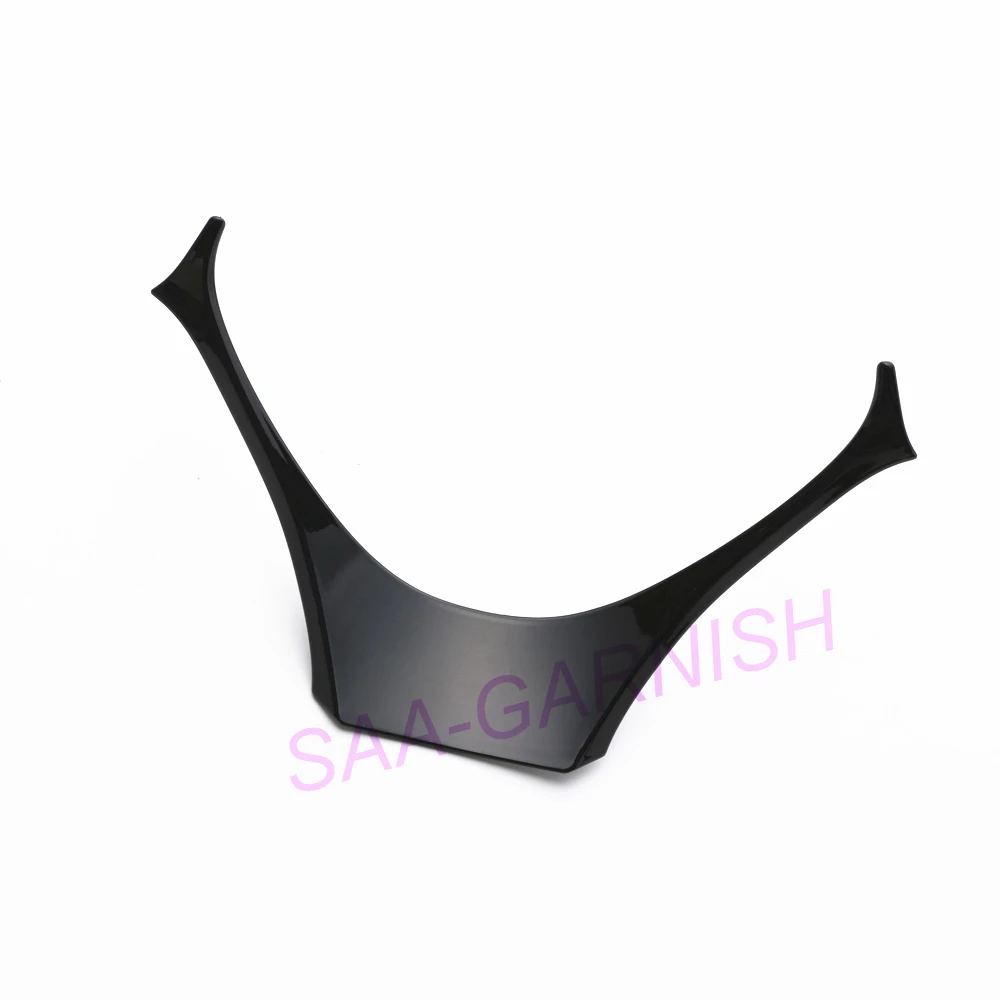 Черная панель рулевого колеса автомобиля гарнир крышка отделка Аксессуары для