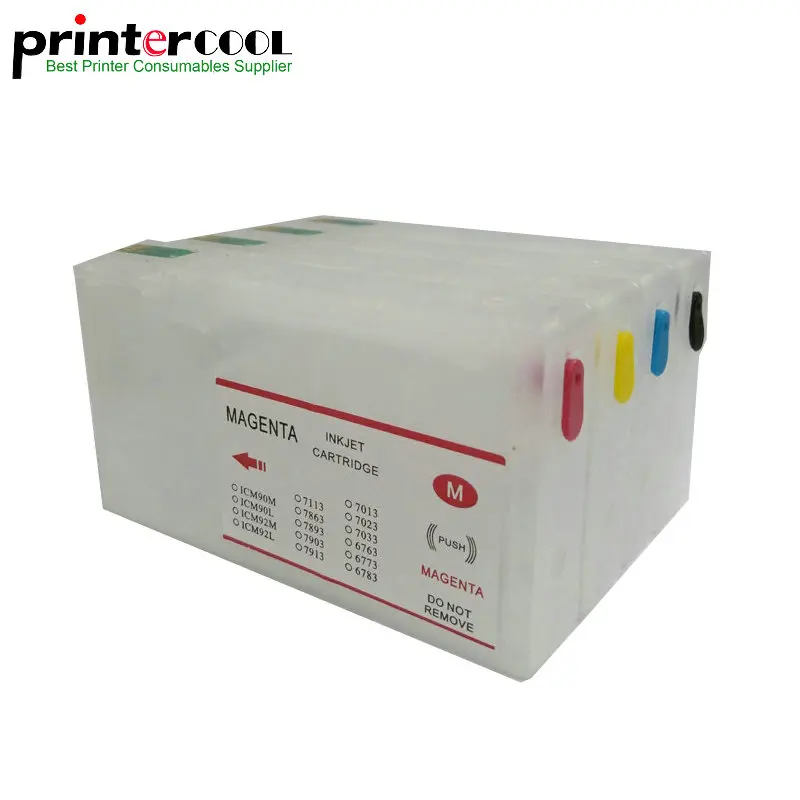 Einkshop T7011 T7012 T7013 T7014 Refillable патрон чернил для принтера Epson WP 4000 4500 4015 4025 4515|Чернильные