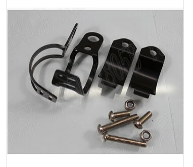 Черные алюминиевые поворотные кронштейны крепление вилки зажим 30 мм-42 мм для