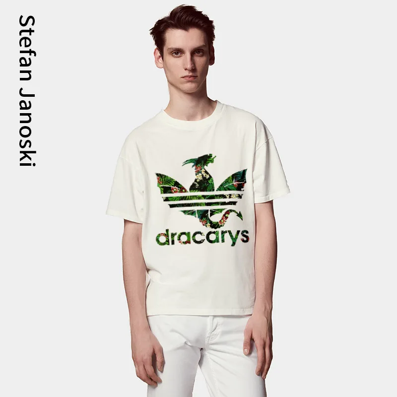 Stefan Janoski Dracarys Мужская Футболка Игра престолов футболка Харадзюку унисекс мама