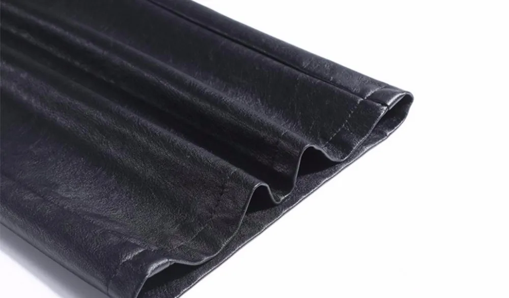 Брюки женские до щиколотки из искусственной кожи 2019 | Женская одежда