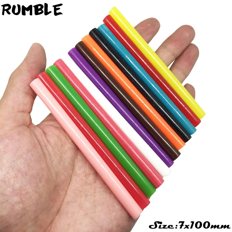 Гул 7 мм 12 Цвет одноцветное термоклей Стик для Электрический клеевой пистолет