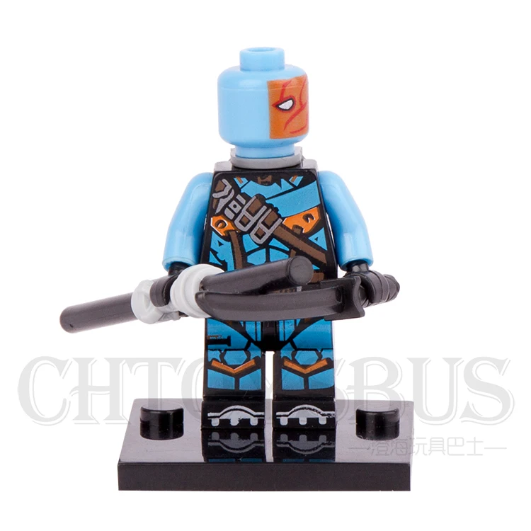 Один Продажу Deathstroke Слейд Wilson меч ружье Super Heroes Мстители Соберите маленькие