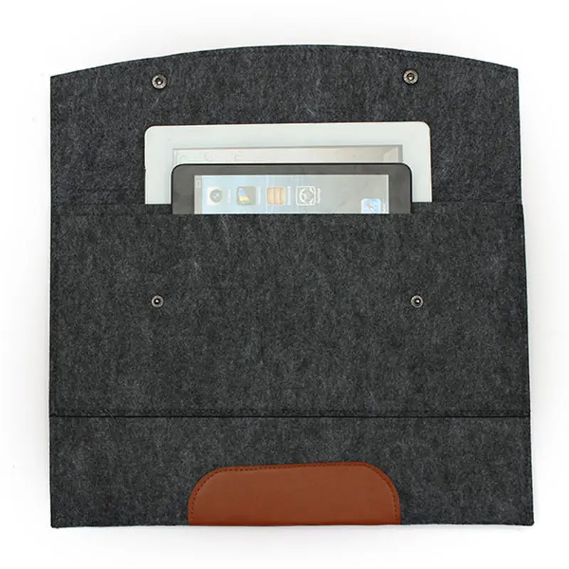 Элегантный Новый чехол-конверт для ноутбука шерстяной фетровый портативный