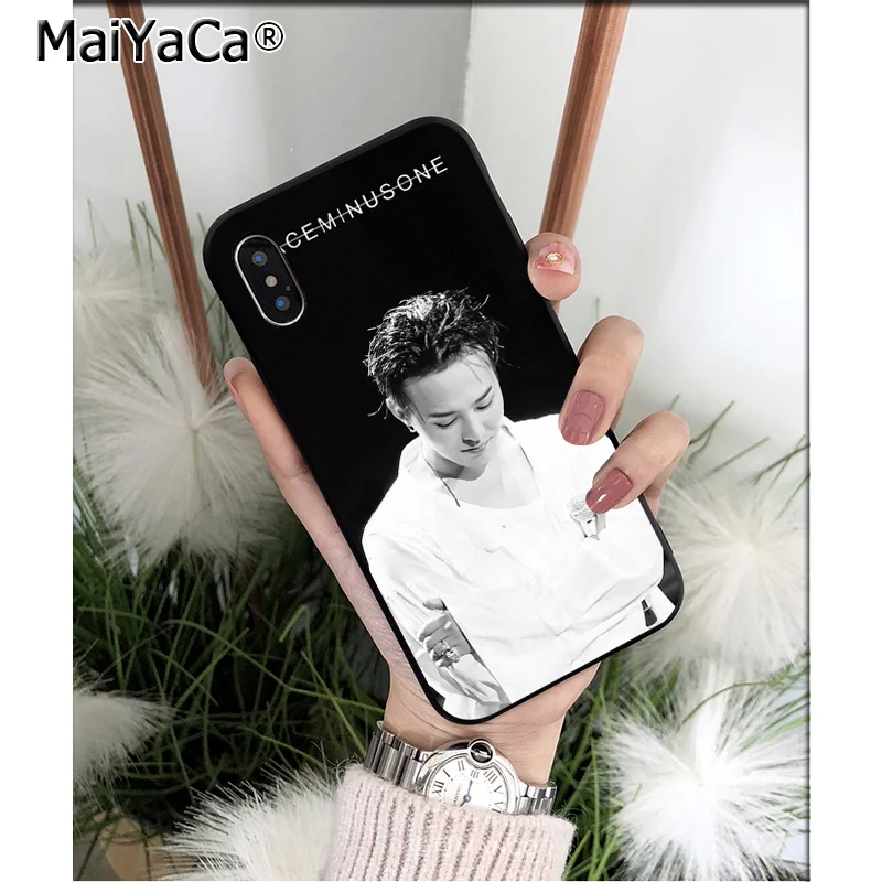 MaiYaCa G Dragon GD peaceminusone ТПУ Мягкий силиконовый чехол для телефона чехол для Apple iPhone 8 7 6 6S Plus X XS MAX 5 5S SE XR