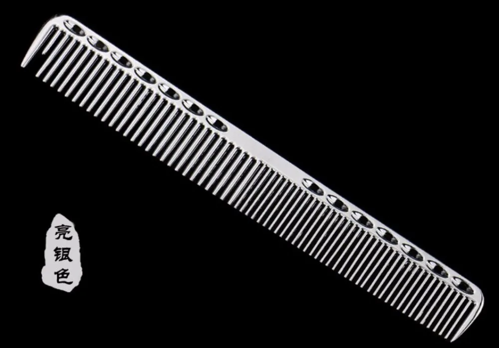 Профессиональные алюминиевые гребни для стрижки волос металлические