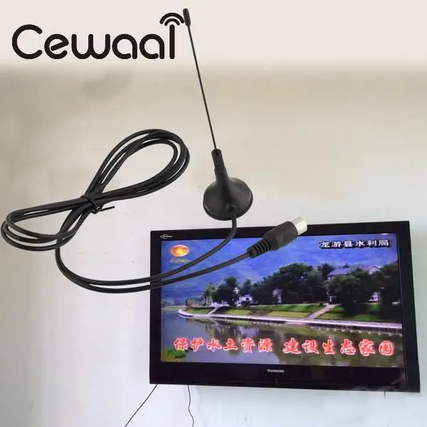 Cewaal 5dBi Freeview DVB-T TV HD Цифровой усилитель портативная антенна с базовым воздушным
